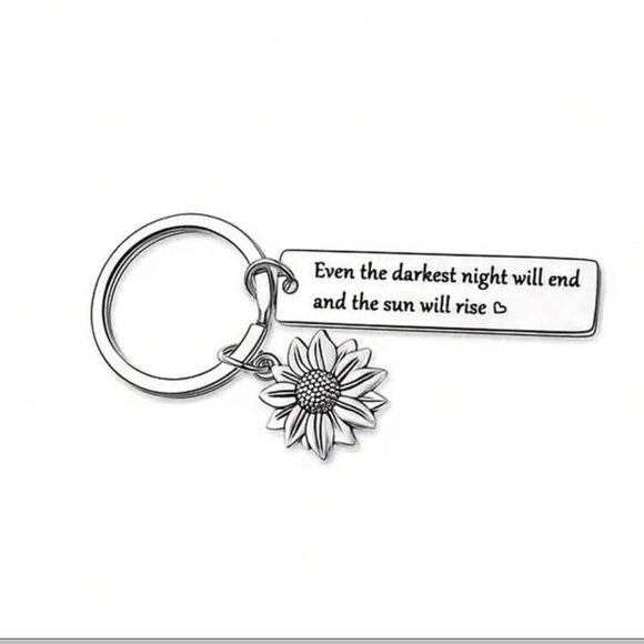 🌻Sunflower Inspirational Keychain🌻 - Picture 3 of 4